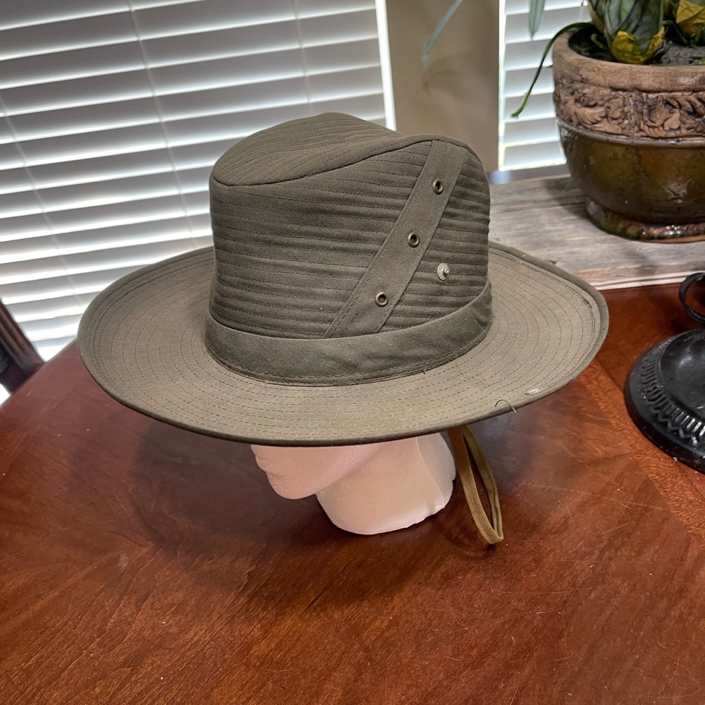 Vintage L.L. Bean  Hat Outback Side Snap Safari Fishing